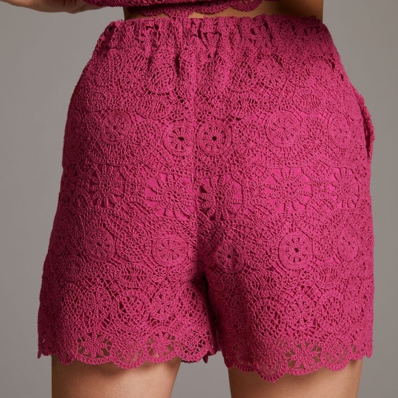 Anthropologie Maeve Crochet Eyelet Shorts - Picture 4 of 6